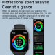 Montre Connectée Sport Avec Suivi Cardiaque Sommeil Oxygène Écran TFT 2,01 Pouces Appels Bluetooth Autonomie 7 Jours IPX8 - w...
