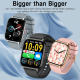 Montre Connectée Sport Avec Suivi Cardiaque Sommeil Oxygène Écran TFT 2,01 Pouces Appels Bluetooth Autonomie 7 Jours IPX8 - w...