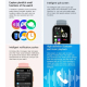 Montre Connectée Sport Avec Suivi Cardiaque Sommeil Oxygène Écran TFT 2,01 Pouces Appels Bluetooth Autonomie 7 Jours IPX8 - w...