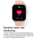 Montre Connectée Sport Avec Suivi Cardiaque Sommeil Oxygène Écran TFT 2,01 Pouces Appels Bluetooth Autonomie 7 Jours IPX8 - w...