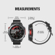 Montre Connectée GPS Outdoor Écran AMOLED Navigation 6 Systèmes Autonomie Jusqu’à 30 Jours 5 ATM Et IP69K - www.yonis-shop.com