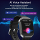Montre Connectée Avec Appels Bluetooth Écran IPS Tactile 2,2 Pouces Autonomie 4 À 12 Jours IP67 Compatible Android iOS - www....