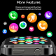 Montre Connectée Avec Appels Bluetooth Écran IPS Tactile 2,2 Pouces Autonomie 4 À 12 Jours IP67 Compatible Android iOS - www....