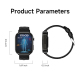 Montre Connectée Avec Appels Bluetooth Écran IPS Tactile 2,2 Pouces Autonomie 4 À 12 Jours IP67 Compatible Android iOS - www....