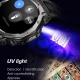 Montre Connectée Sport Outdoor Avec Lampe Torche Puissante Écran AMOLED 1.43 Pouce 5 ATM Autonomie 7 Jours - www.yonis-shop.com