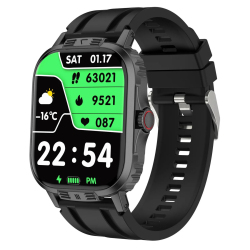 Montre Connectée Sport Avec Appels Bluetooth Écran TFT HD 2,19 Pouces Suivi Cardiaque IP65 180 mAh
