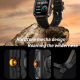 Montre Connectée De Sport Extérieur Avec Écran TFT 2.19 Pouces Appels Bluetooth Suivi Cardiaque Et Étanchéité IP65 - www.yoni...