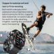 Montre Connectée De Sport Extérieur Avec Écran TFT 2.19 Pouces Appels Bluetooth Suivi Cardiaque Et Étanchéité IP65 - www.yoni...