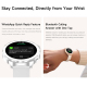 Montre Connectée Avec Suivi Cardiaque Écran AMOLED 466x466 Appels Bluetooth Étanche IP68 Autonomie 5 À 6 Jours - www.yonis-sh...
