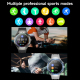 Montre Connectée Avec Écouteurs Bluetooth Intégrés Suivi Cardiaque IP67 NFC Écran Tactile 360x360 Autonomie 3 À 7 Jours - www...
