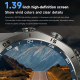 Montre Connectée Avec Écouteurs Bluetooth Intégrés Suivi Cardiaque IP67 NFC Écran Tactile 360x360 Autonomie 3 À 7 Jours - www...