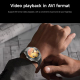 Montre Connectée Avec Écouteurs Bluetooth Intégrés Suivi Cardiaque IP67 NFC Écran Tactile 360x360 Autonomie 3 À 7 Jours - www...