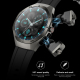Montre Connectée Avec Écouteurs Bluetooth Intégrés Suivi Cardiaque IP67 NFC Écran Tactile 360x360 Autonomie 3 À 7 Jours - www...