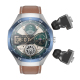 Montre Connectée Avec Écouteurs Bluetooth Suivi De La Fréquence Cardiaque Écran Tactile IP67 NFC - www.yonis-shop.com