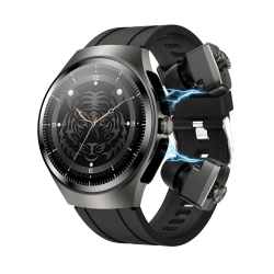 Montre Connectée 2 En 1 Avec Écouteurs Bluetooth Pour Appels Écran AMOLED 466 X 466 NFC IP67