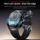 Montre Connectée 2 En 1 Avec Écouteurs Bluetooth Pour Appels Écran AMOLED 466 X 466 NFC IP67 - www.yonis-shop.com