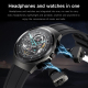 Montre Connectée 2 En 1 Avec Écouteurs Bluetooth Pour Appels Écran AMOLED 466 X 466 NFC IP67 - www.yonis-shop.com