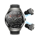 Montre Connectée 2 En 1 Avec Écouteurs Bluetooth Pour Appels Écran AMOLED 466 X 466 NFC IP67 - www.yonis-shop.com