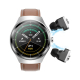 Montre Connectée 2 En 1 Avec Écouteurs Bluetooth Pour Appels Écran AMOLED 466 X 466 NFC IP67 - www.yonis-shop.com