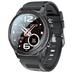 Montre Connectée Sport Avec Appels Bluetooth Écran AMOLED Mesure Du Rythme Cardiaque IP68 Autonomie 5 À 6 Jours