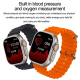 Montre Connectée Sport Outdoor Écran TFT HD 240x285 Appels Bluetooth Suivi Cardiaque Oxygène Sanguin Et IP65 - www.yonis-shop...