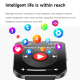 Montre Connectée Sport À Écran AMOLED Incurvé Tactile Étanche IP68 Avec Appels Bluetooth Et Autonomie De 7 Jours - www.yonis-...
