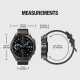 Montre Connectée Outdoor Renforcée Écran AMOLED 1 43 Pouce Autonomie 30 Jours 5 ATM IP69K Lampe Torche Intégrée - www.yonis-s...