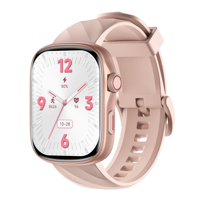 Montre Connectée Fitness Avec Écran AMOLED 1.95 Pouce Suivi Cardiaque 100+ Modes Sportifs Autonomie 7 À 15 Jours 3ATM - www.y...