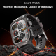 Montre Connectée Outdoor Robuste Pour Le Sport Écran TFT 1,96 Pouce 100+ Modes Appels Bluetooth Étanchéité 3ATM - www.yonis-s...