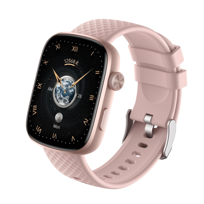 Montre Connectée Fitness Avec Écran AMOLED 1,95 Pouce Appels Bluetooth 100 Modes Sportifs Étanchéité 3ATM Autonomie 7 À 15 Jo...