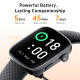 Montre Connectée Fitness Avec Écran AMOLED 1,95 Pouce Appels Bluetooth 100 Modes Sportifs Étanchéité 3ATM Autonomie 7 À 15 Jo...