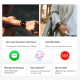 Montre Connectée Fitness Avec Écran AMOLED 1,95 Pouce Appels Bluetooth 100 Modes Sportifs Étanchéité 3ATM Autonomie 7 À 15 Jo...