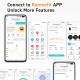 Montre Connectée Fitness Avec Écran AMOLED 1,95 Pouce Appels Bluetooth 100 Modes Sportifs Étanchéité 3ATM Autonomie 7 À 15 Jo...