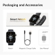 Montre Connectée Fitness Avec Écran AMOLED 1,95 Pouce Appels Bluetooth 100 Modes Sportifs Étanchéité 3ATM Autonomie 7 À 15 Jo...