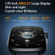 Montre Connectée Fitness Avec Écran AMOLED 1,95 Pouce Appels Bluetooth 100 Modes Sportifs Étanchéité 3ATM Autonomie 7 À 15 Jo...