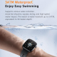 Montre Connectée Fitness Avec Écran AMOLED 1,95 Pouce Appels Bluetooth 100 Modes Sportifs Étanchéité 3ATM Autonomie 7 À 15 Jo...