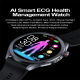 Montre Connectée Intelligente Avec IA-GPT Appels Bluetooth ECG Écran Couleur 1,53 Pouce Autonomie 4 À 6 Jours Contrôle Tactil...