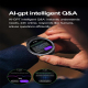 Montre Connectée Intelligente Avec IA-GPT Appels Bluetooth ECG Écran Couleur 1,53 Pouce Autonomie 4 À 6 Jours Contrôle Tactil...