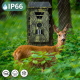 Caméra De Chasse 8K HD Vision Nocturne Infrarouge Avec Batterie Solaire Et Carte SD Jusqu'à 128GB - www.yonis-shop.com