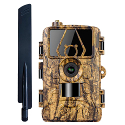 Caméra De Chasse 4G Vidéo 8K Vision Nocturne Infrarouge Détection De Mouvement Et Transmission Vers Application