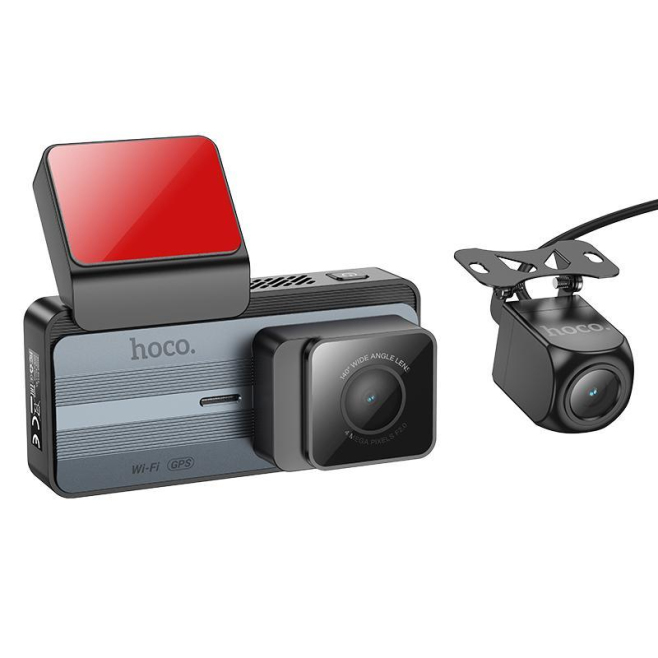Caméra Embarquée Double Enregistrement 2K Écran IPS 3,69 Pouces GPS WiFi Caméra Arrière 720P Capacité 128 Go - www.yonis-shop...