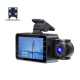 Dashcam Voiture Trois Canaux Vision Nocturne Infrarouge 1080P WiFi Écran IPS 3 Pouces