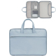 Sacoche Ordinateur Portable Imperméable Ouverture 180° Compartiment Doublé Suédine 11 À 12 Pouces Vert Menthe - www.yonis-sho...