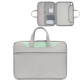 Sacoche Ordinateur Portable Imperméable Ouverture 180° Compartiment Doublé Suédine 11 À 12 Pouces Vert Menthe - www.yonis-sho...