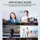 Stabilisateur Gimbal 3 Axes Pour Smartphone Avec Suivi Facial Anti Secousse Et Éclairage Magnétique Autonomie 8 À 10 H - www....