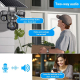 Caméra Dôme De Surveillance Solaire 4G PTZ Panoramique 6 MP Vue 360° Vision Nocturne Et Batterie 8000 mAh - www.yonis-shop.com
