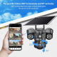 Caméra Dôme De Surveillance Solaire 4G PTZ Panoramique 6 MP Vue 360° Vision Nocturne Et Batterie 8000 mAh - www.yonis-shop.com