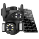 Caméra Dôme PTZ De Surveillance Panoramique Solaire 4G Multi Lentilles 2MP Avec Détection Humaine IA - www.yonis-shop.com