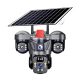 Caméra Dôme PTZ De Surveillance Solaire Panoramique 4G Multilentille 9 MP Avec Détection Humaine IA - www.yonis-shop.com