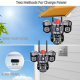 Caméra Dôme PTZ De Surveillance Solaire Panoramique 4G Multilentille 9 MP Avec Détection Humaine IA - www.yonis-shop.com